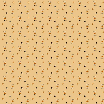 Cheddar & Coal III R171481D-CREAM Triangle Dots by Pam Buda for Marcus Fabrics