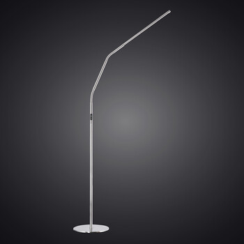 Slimline 4 Floor Lamp - Brushed Steel by Daylight