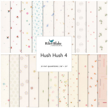 Hush Hush 4  21 FQ Set by Riley Blake Designs