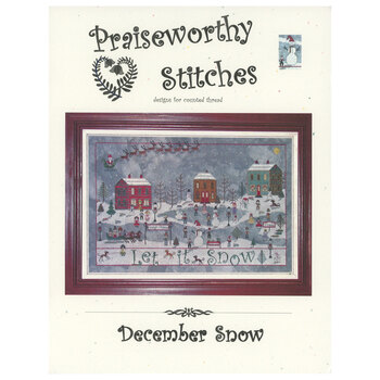 December Snow Cross Stitch Pattern