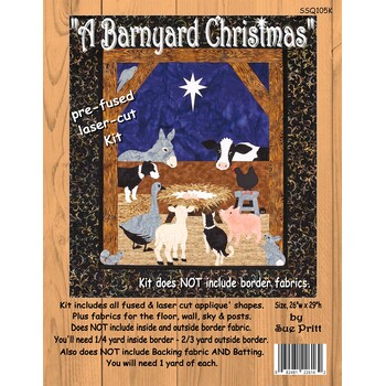 A Barnyard Christmas Kit - Laser Cut