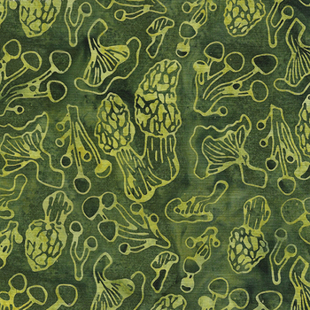 Forest Flora 622401682 Green Frog by Island Batik