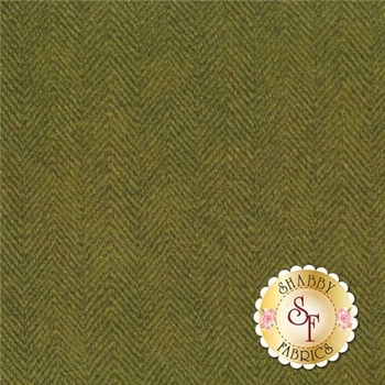 Black Quilting Flannel Maywood/Flowers of Forest/8753-J B425 By 1/2 Yd Green 