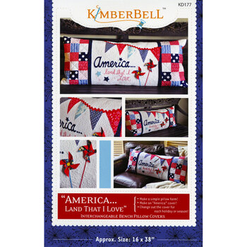 America Land That I Love - Kimberbell Bench Pillow Pattern