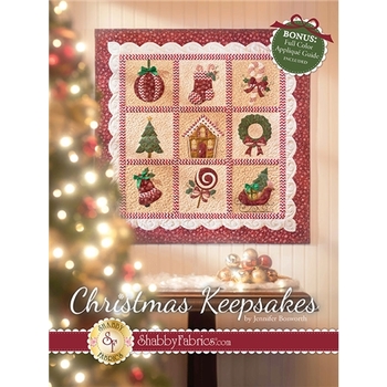 Christmas Keepsakes Book by Jennifer Bosworth of Shabby Fabrics