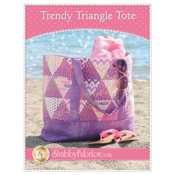 Trendy Triangle Tote Bag - PDF Download