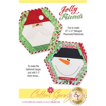 Jolly Friends Placemats Pattern