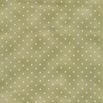 Green Polka Dots Fabric