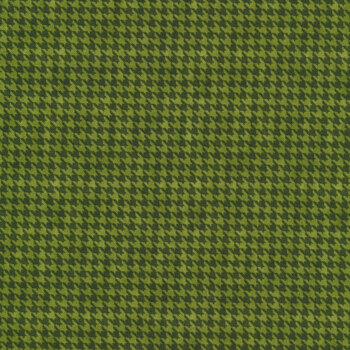 Houndstooth Basics 8624-66 Green by Henry Glass Fabrics