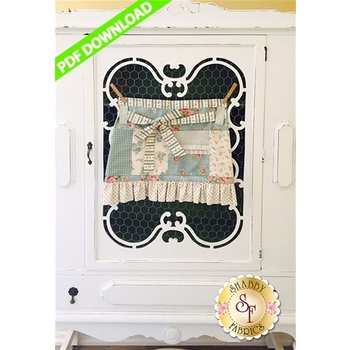 Cottage Style Crafter's Apron - PDF Download