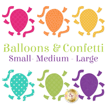Laser Cut Balloons & Confetti - 3 Sizes Available!