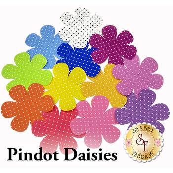 Pindot Daisies - Laser Cut Shabby Shapes