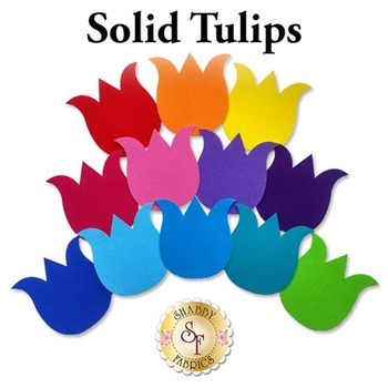 Solid Tulips - Laser Cut Shabby Shapes