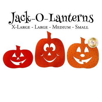 Jack-O-Lanterns - Laser Cut Shabby Shapes