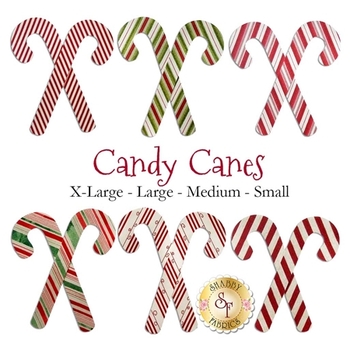 Laser Cut Candy Canes - 4 Sizes Available!