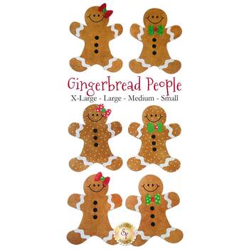Gingerbread People - Laser Cut Shabby Shapes