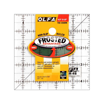 Olfa Frosted Acrylic Ruler 4 1/2