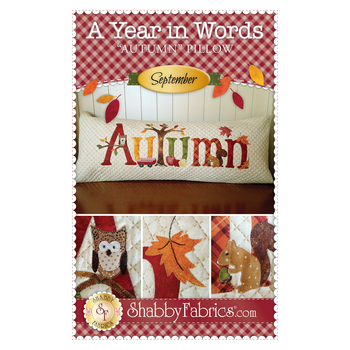 A Year in Words Pillows - Autumn - September - PDF Download