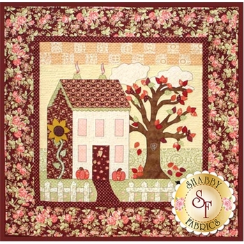 Little Garden House in Autumn Pattern
