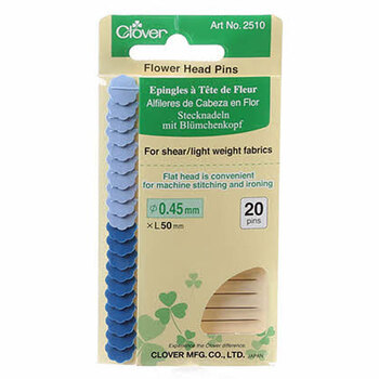 Dritz Flat Flower Head Pins, Assorted, 50 pc