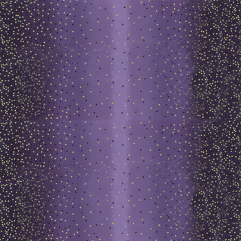 Ombre Confetti Metallic 10807-224M Aubergine by Moda Fabrics REM