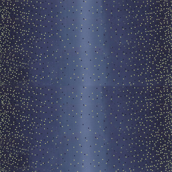 Ombre Confetti Metallic 10807-225M Indigo by Moda Fabrics