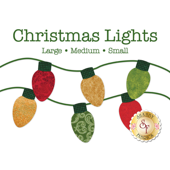 Christmas Lights - Laser Cut Shabby Shapes