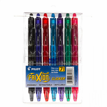Frixion Clicker Pen Assortment - .7mm 7pk