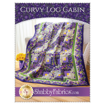 Curvy Log Cabin Quilt Pattern