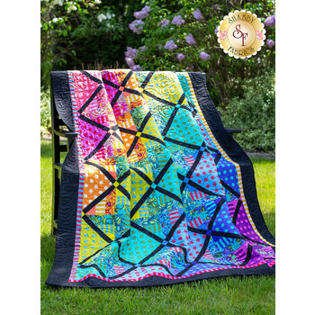 Spinning Rail Fence Quilt Kit - Tula Pink - 3 Projects