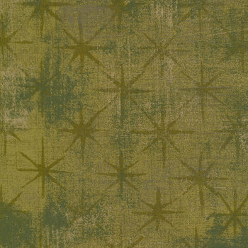 Grunge Seeing Stars 30148-51 Vert by BasicGrey for Moda Fabrics