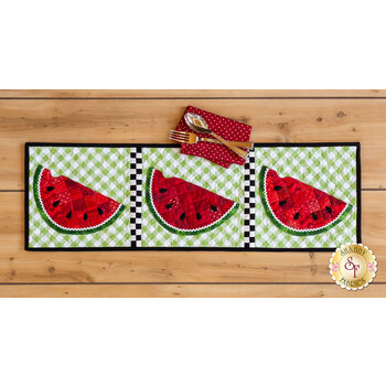  Patchwork Accent Runner - Watermelons - July - Kit