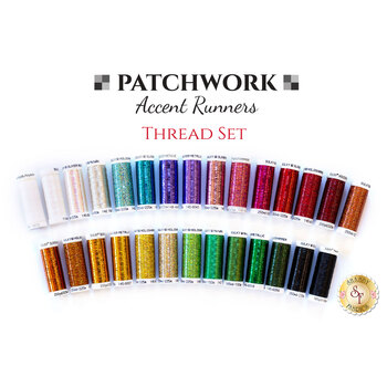 Patchwork Accent Runner - 28 pc Thread Set