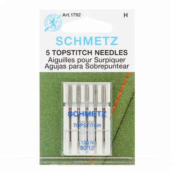 Schmetz Topstitch Needles - Size 80/12 5ct