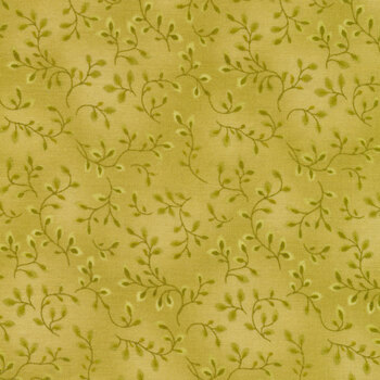 Folio Basics 7755-64 Yellow Vines by Henry Glass Fabrics