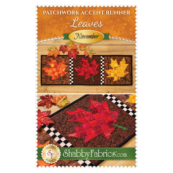 Patchwork Accent Runner - Leaves - November - Pattern