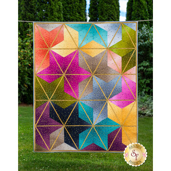 Ombre Blossoms Quilt Kit