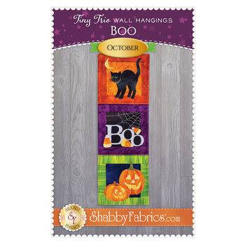 Tiny Trio Wall Hangings - Boo - October - Pattern