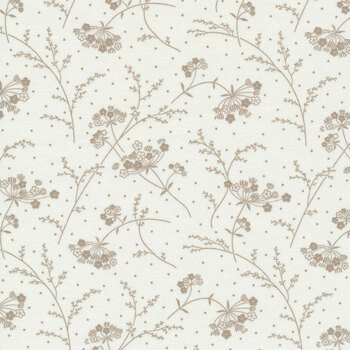 Kimberbell Basics 9394-SWT Soft White/Taupe Make A Wish by Kim Christopherson for Maywood Studio