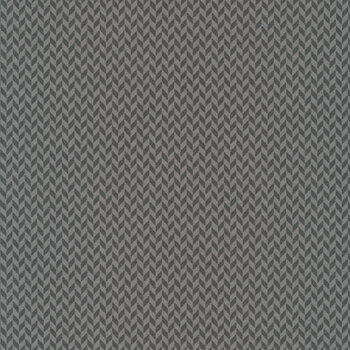 Kimberbell Basics 9397-K Dark Gray Herringbone Texture by Kim Christopherson for Maywood Studio