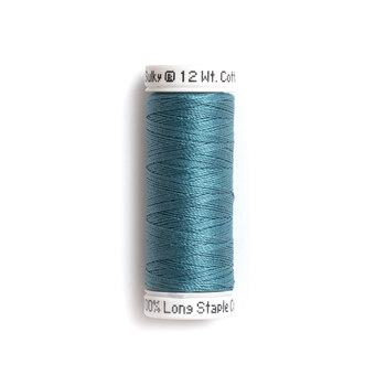 Sulky 12 wt Cotton Petites Thread #1252 Bright Peacock - 50 yds