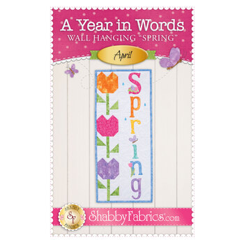 A Year in Words Wall Hangings - Spring - April - PDF Download