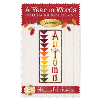 A Year in Words Wall Hangings - Autumn - September - PDF Download