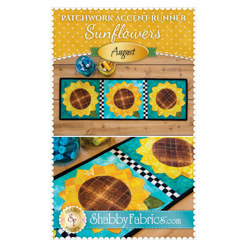 Patchwork Accent Runner - Sunflowers - August - PDF Download
