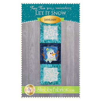 Tiny Trio Wall Hangings - Let It Snow - January - PDF Download