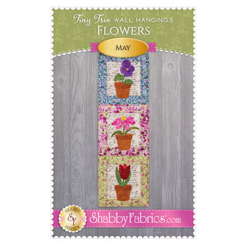 Tiny Trio Wall Hangings - Flowers - May - PDF Download