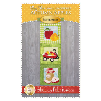 Tiny Trio Wall Hangings - Autumn Apples - September - PDF Download