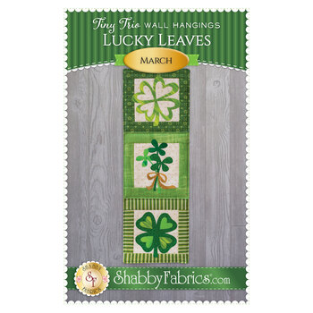 Tiny Trio Wall Hangings - Lucky Leaves - March - Pattern