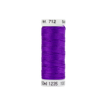 Sulky 12 wt Cotton Petites Thread #1235 Deep Purple - 50 yds