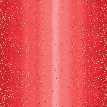Ombre Confetti Metallic New 10807-314M Cherry by Moda Fabrics
